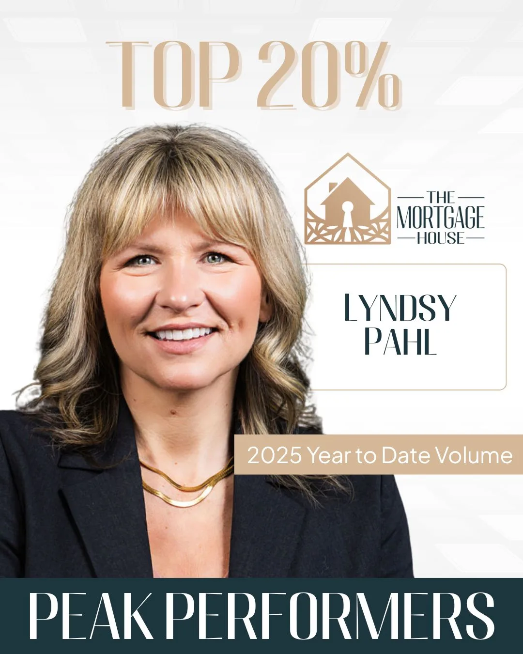 2025 Top 20% YTD Volume- Lyndsy Pahl